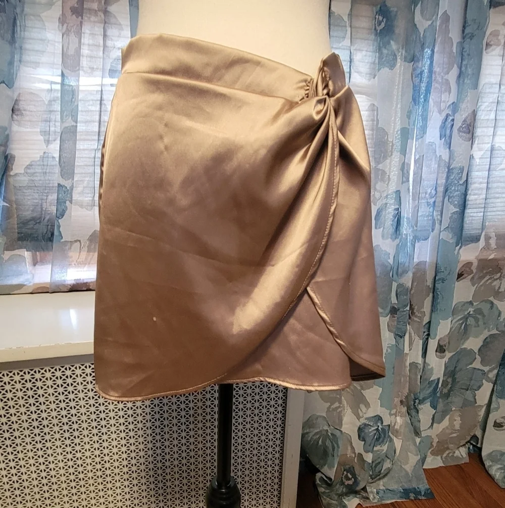Elegant Tan Skirt - Picture 4 of 8